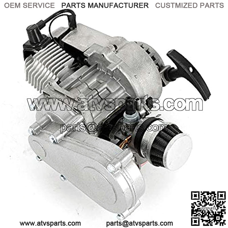 STROKE ENGINE MOTOR 2 STROKE ENGINE MOTOR AIR FILTER WITH GEAR BOX FOR 49CC MINI POCKET BIKE GAS G-SCOOTER ATV QUAD BICYCLE DIRT PIT BIKES