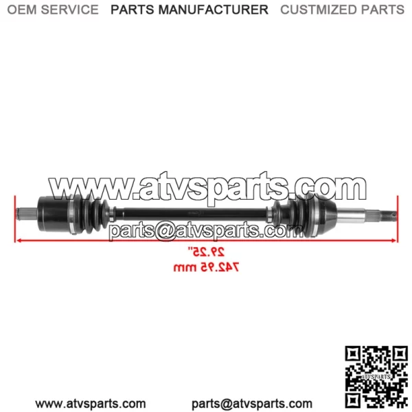 Front CV Joint Axle For Kymco UXV 500i 4x4 LE SE EFI 2012-2013 Right/Left - Image 4
