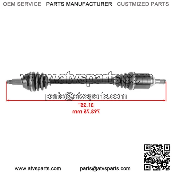 Front CV Axles W/Bearings For Honda Talon 1000X-4 SE SXS1000S4X 2021 Left/Right - Image 2