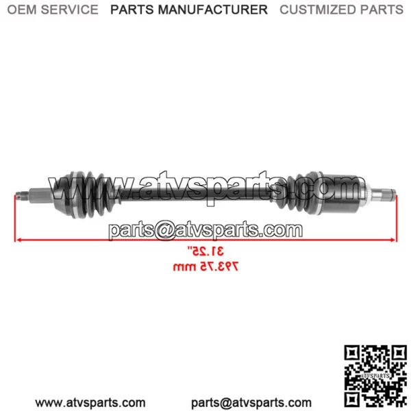 Front CV Axle For Honda Talon 1000X-4 SE SXS1000S4X 2021 Left Or Right - Image 2