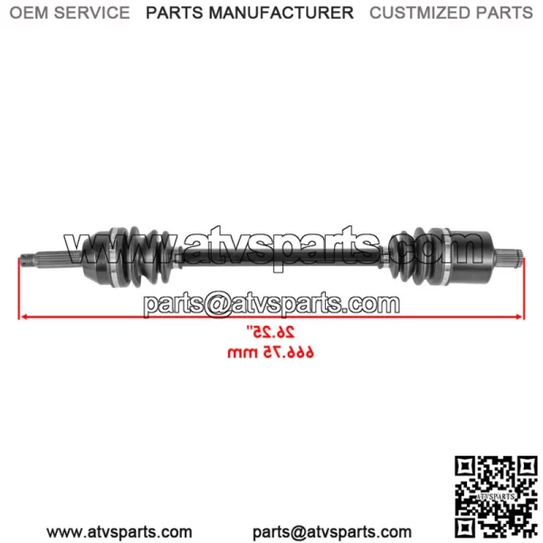 Front CV Axles For Polaris Ranger 570 Crew 2018-2021  Left Or Right - Image 2