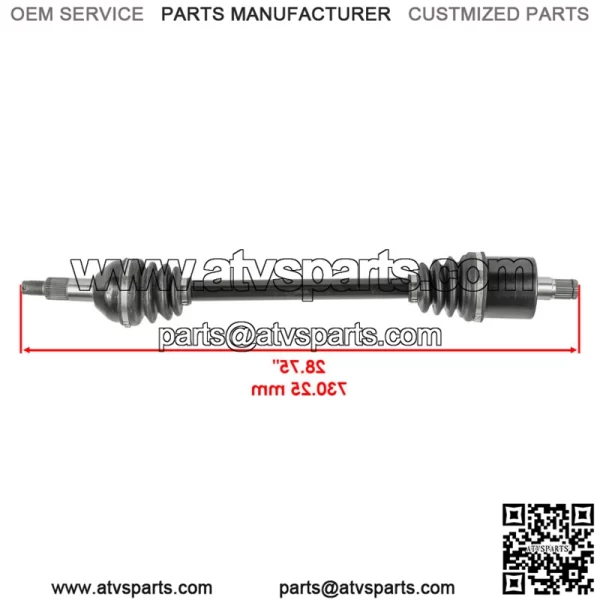 Front CV Joint Axle For Can Am Commander 800R 4x4/Max 800R 4x4 EFI 2018-20 L/R - Image 3