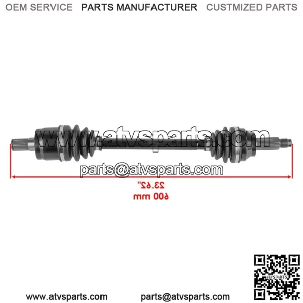 Front And Rear CV Joint Axle For Honda Pioneer 500 SXS500 2017-2021 - Image 2