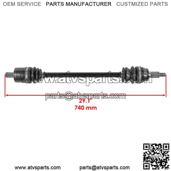 Front Complete CV Joint Axle for Polaris General 1000 2016-2017 / 1333263 (For: Polaris) - Image 2