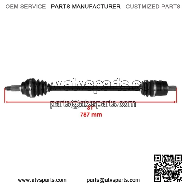 Front CV Axles For Polaris RZR XP 1000 2014-2019 Left And Right - Image 2